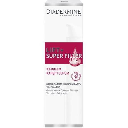 DIADERMINE LIFT+ SUPER FILLER | KIRIŞIKLIK KARŞITI SERUM 40 ML | HYALURONİK ASİT + %5 HYALURON